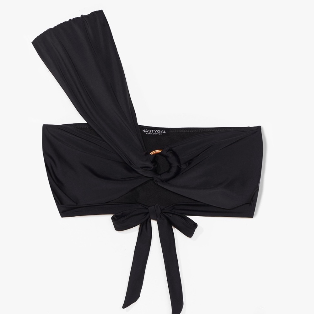 One shoulder wrap top